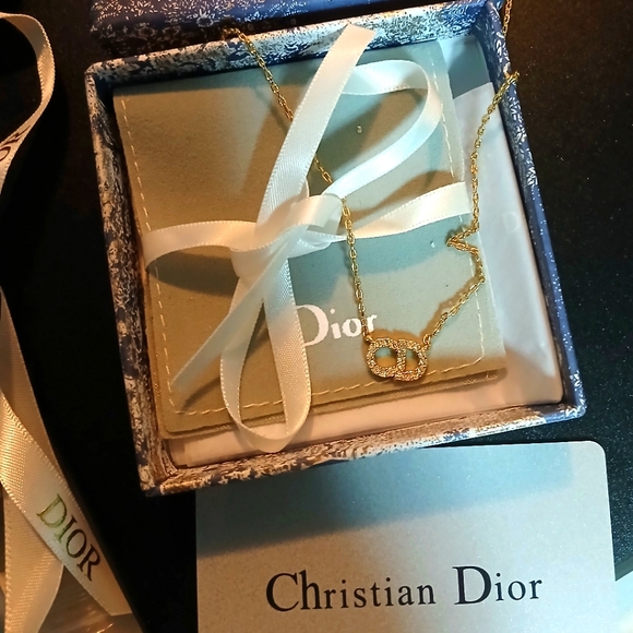 Christian Dior CD Necklace - Picture 1 of 5